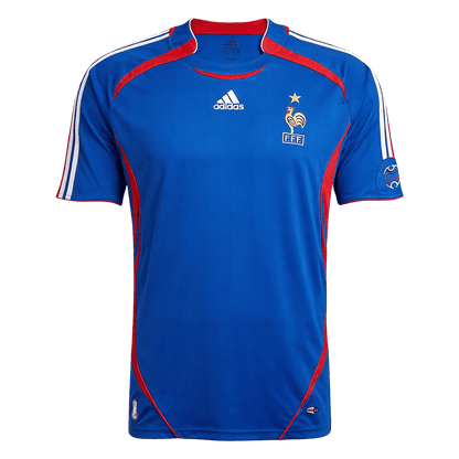 Retro Men's France World Cup 2006 Home Soccer Jersey product view 1