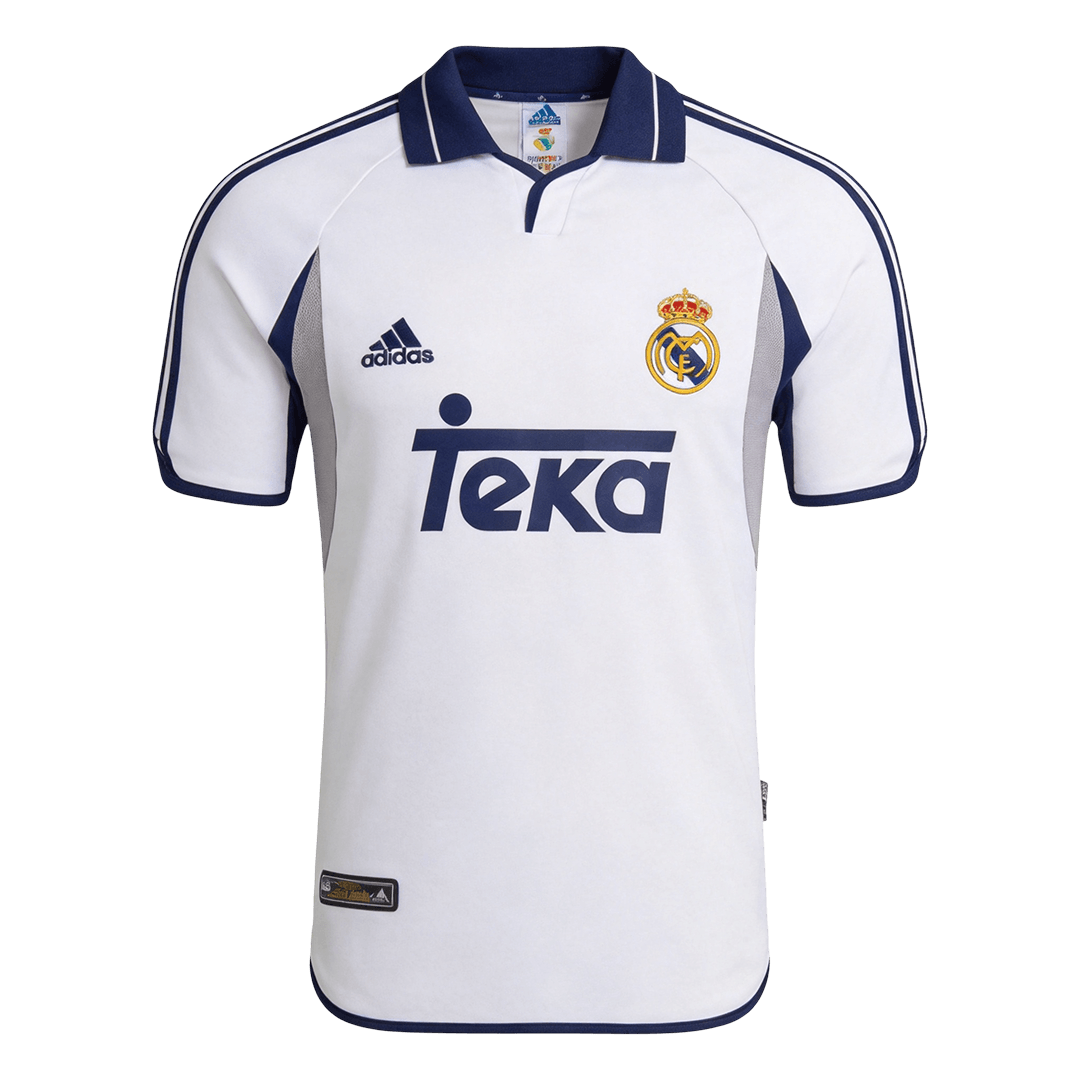 Retro Men's Real Madrid 2000/01 Home Soccer Jersey product view 1