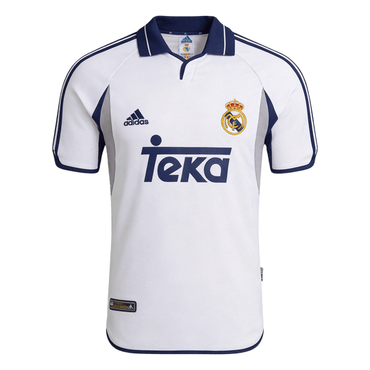 Retro Men's Real Madrid 2000/01 Home Soccer Jersey product view 1