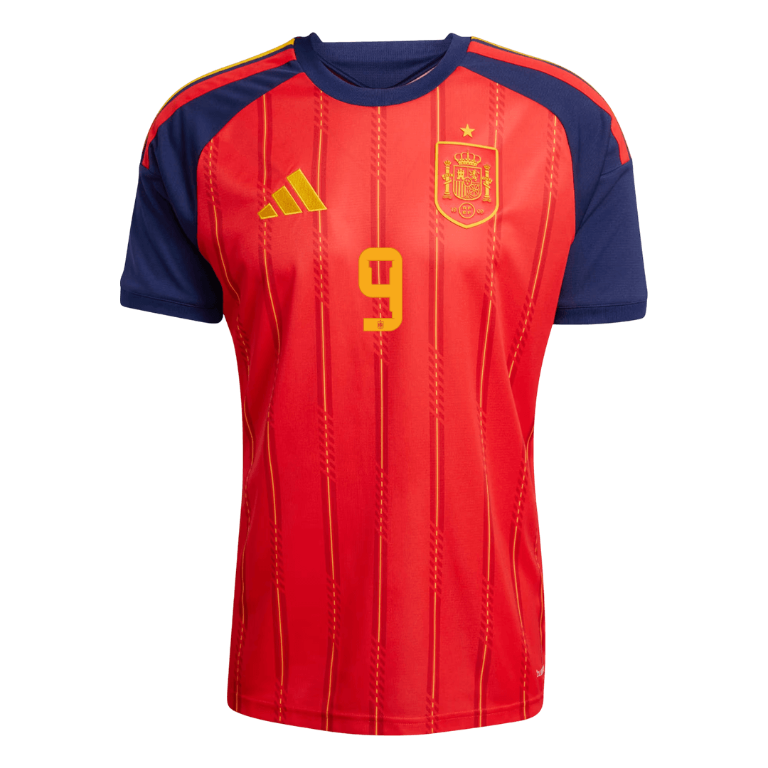 GAVI #9 Men's Spain World Cup 2026 Home Soccer Jersey Premium product view 2