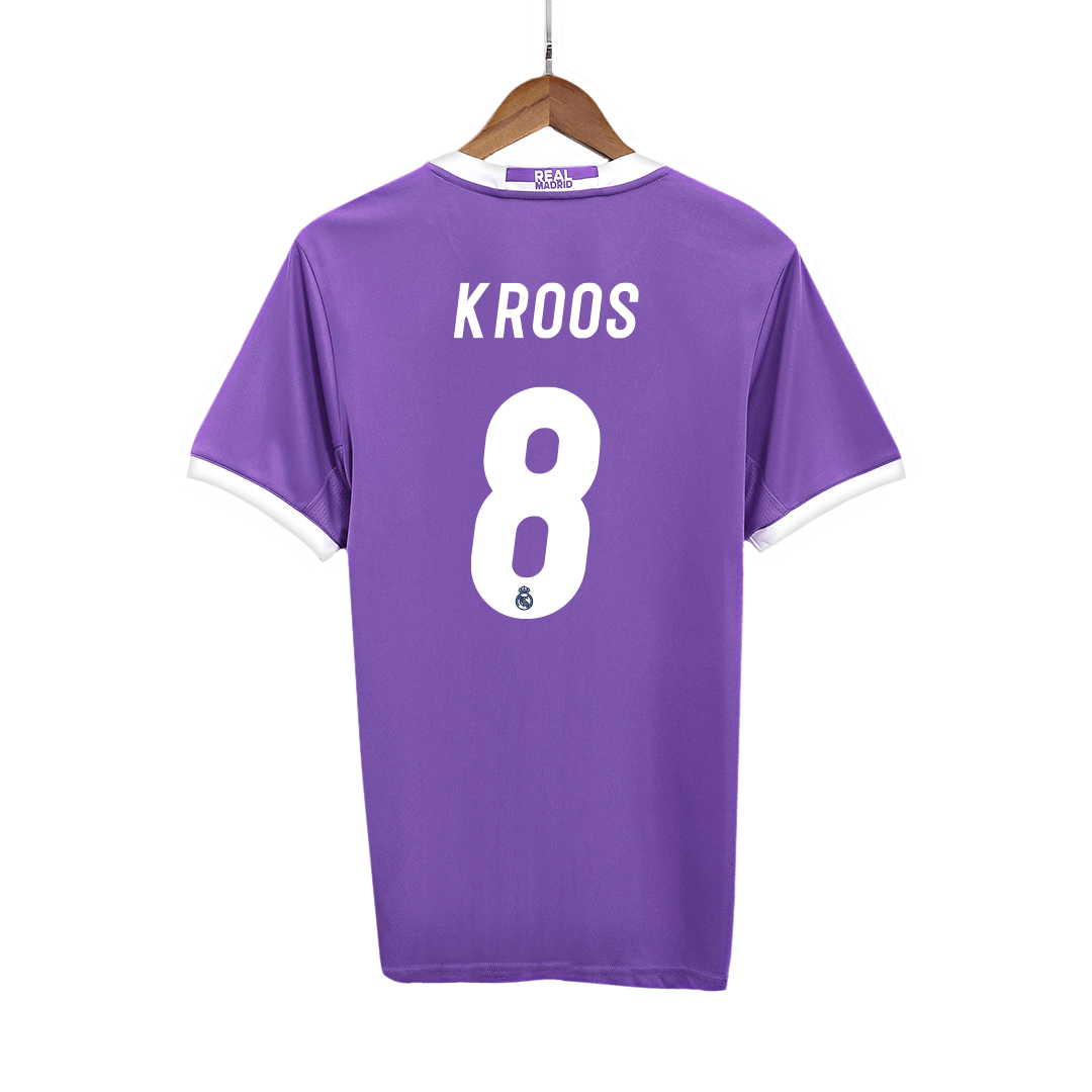 Retro KROOS #8 Men's Real Madrid 2016/17 Away Soccer Jersey product view 1