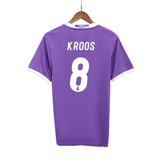 Retro KROOS #8 Men's Real Madrid 2016/17 Away Soccer Jersey product view 1
