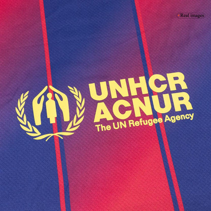 Men's Barcelona 2025/26 Home Long Sleeve Soccer Jersey product view 2