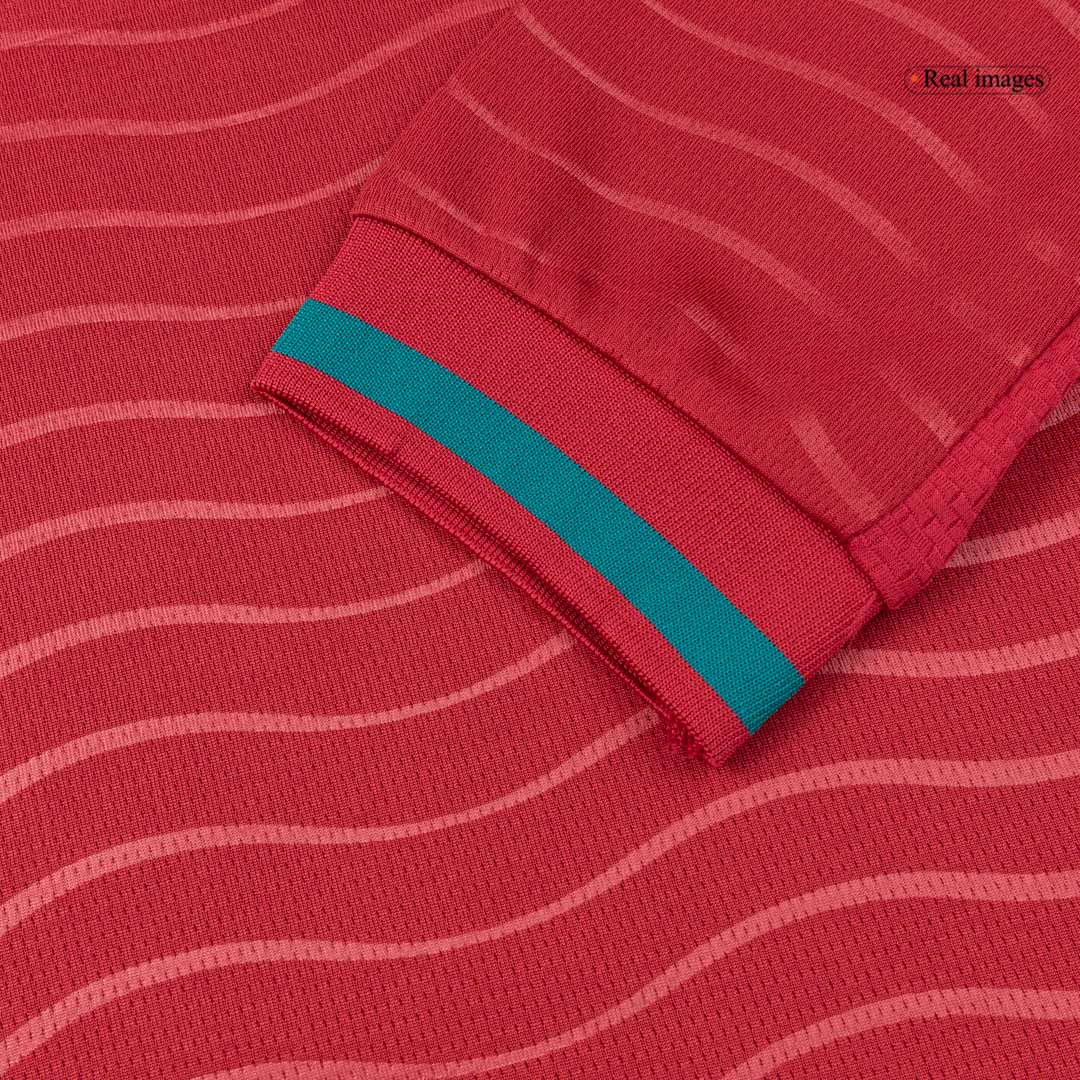 Men's Portugal World Cup 2026 Home Long Sleeve Soccer Jersey product view 4
