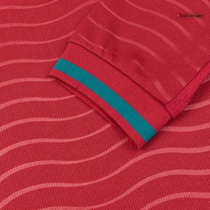 Men's Portugal World Cup 2026 Home Long Sleeve Soccer Jersey product view 4