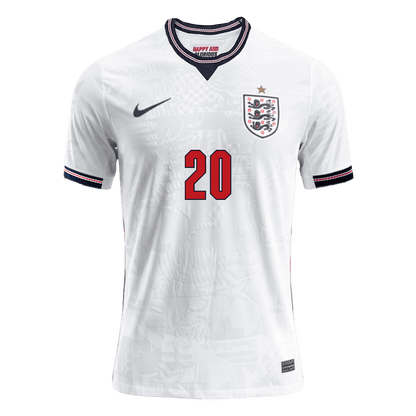 PALMER #20 Men's England World Cup 2026 Player Version Home Soccer Jersey - Slim Fit product view 8