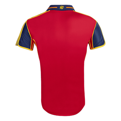 Retro Men's Spain 2000 Home Soccer Jersey product view 2