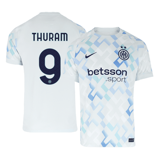 THURAM #9 Men's Inter Milan 2025/26 Away Soccer Jersey product view 1