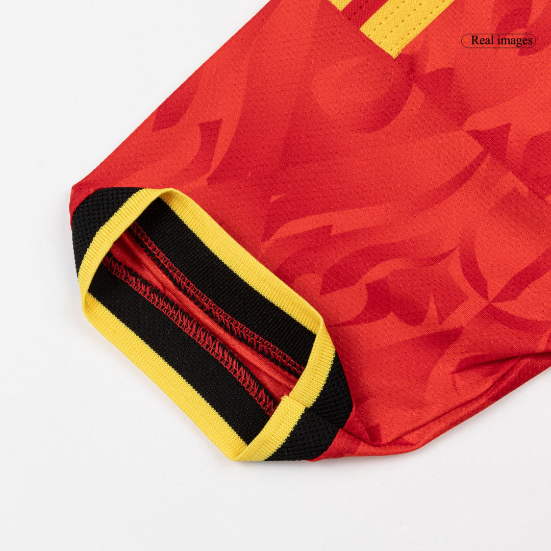 DE BRUYNE #7 Men's Belgium World Cup 2026 Player Version Home Soccer Jersey - Slim Fit product view 4