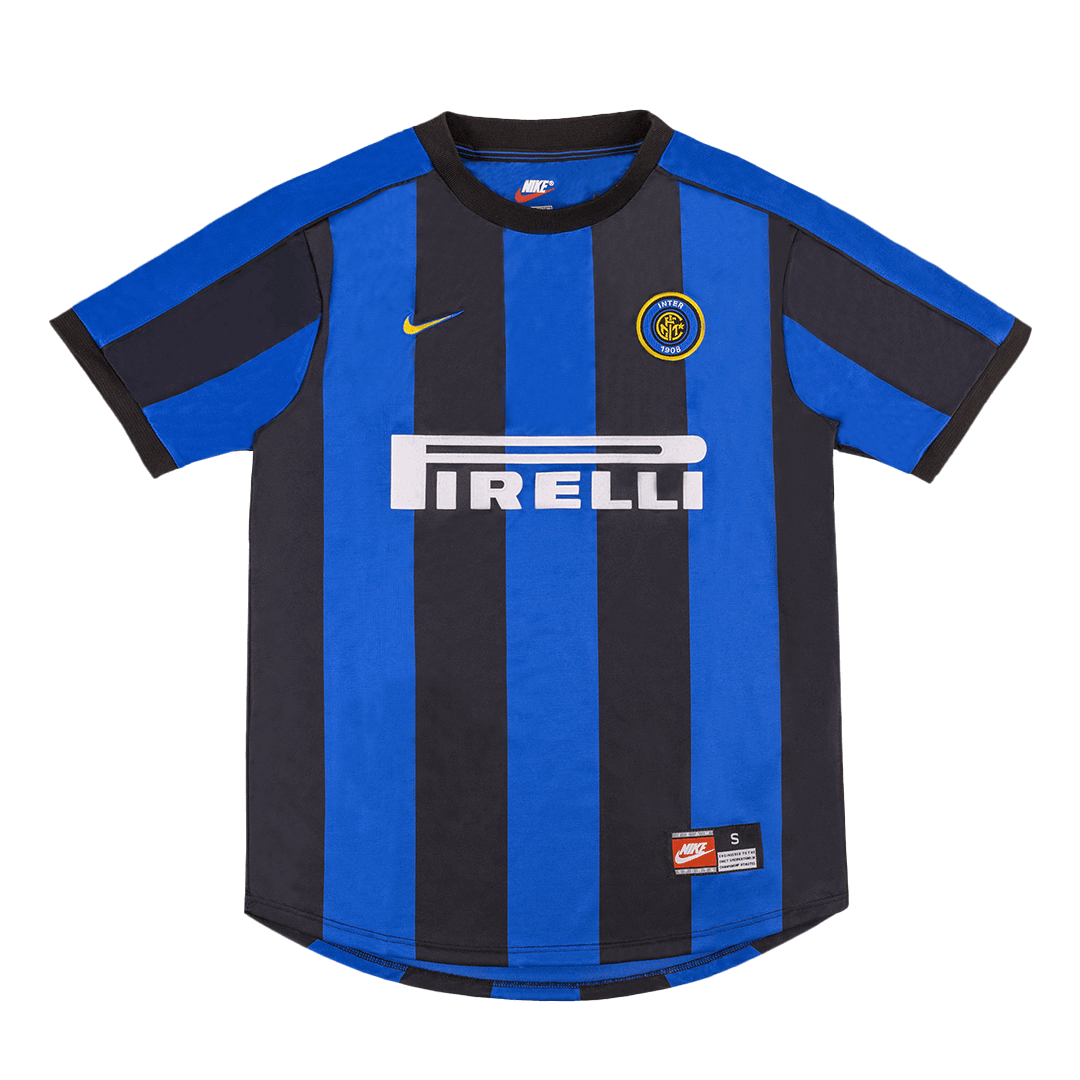 Retro RONALDO #9 Men's Inter Milan 1999/00 Home Soccer Jersey product view 8