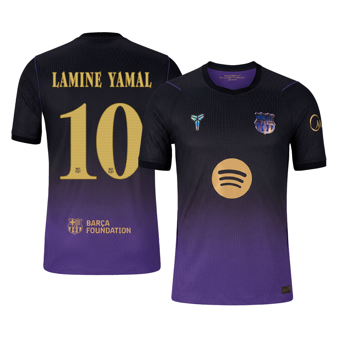 LAMINE YAMAL #10 Men's Barcelona UCL 2026/27 Player Version Away Soccer Jersey product view 1