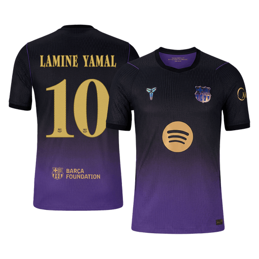 LAMINE YAMAL #10 Men's Barcelona UCL 2026/27 Player Version Away Soccer Jersey product view 1