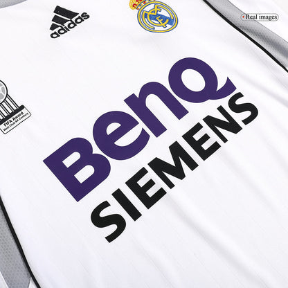 Retro Men's Real Madrid 2006/07 Home Soccer Jersey product view 3