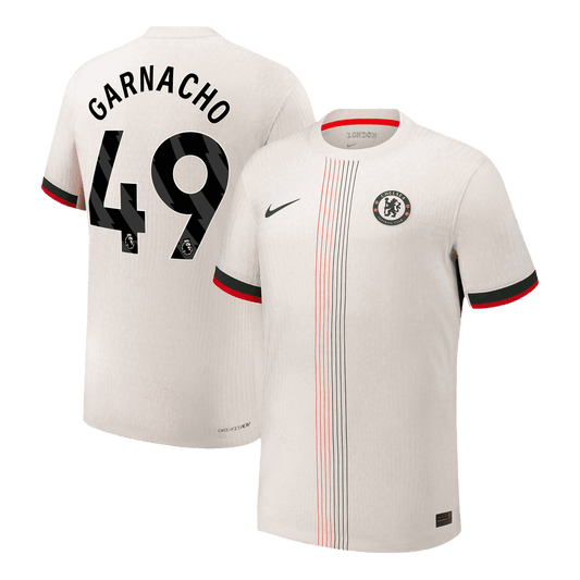 GARNACHO #49 Men's Chelsea 2025/26 Player Version Away Soccer Jersey - Slim Fit product view 1