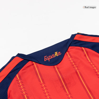 Kid's Spain World Cup 2026 Home Soccer Jersey Full Kit [PREMIUM]