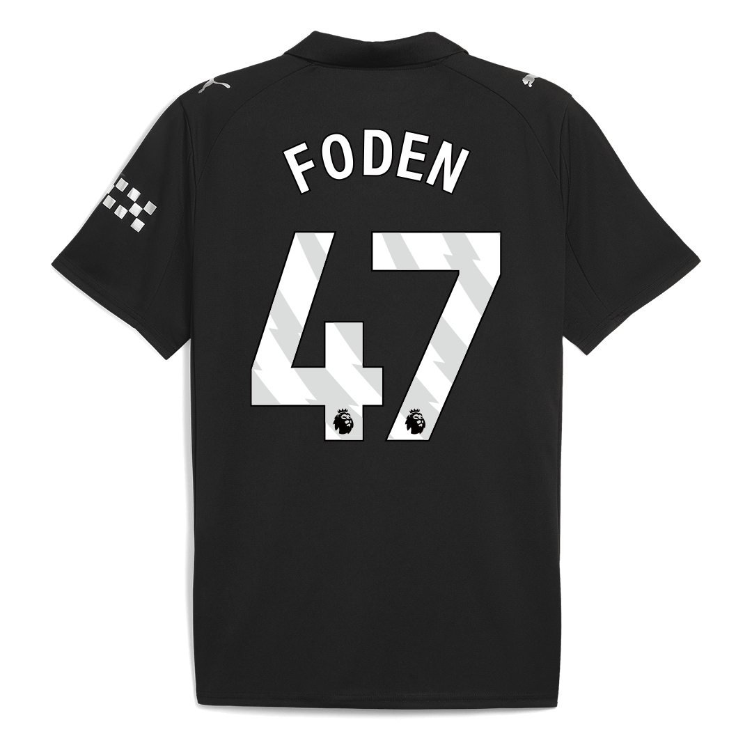 FODEN #47 Men's Manchester City 2025/26 Away Soccer Jersey product view 8