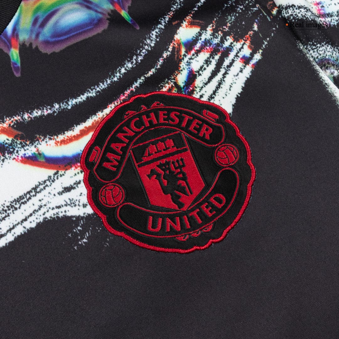 Men's Manchester United 2025/26 Pre-Match Long Sleeve Soccer Jersey product view 6