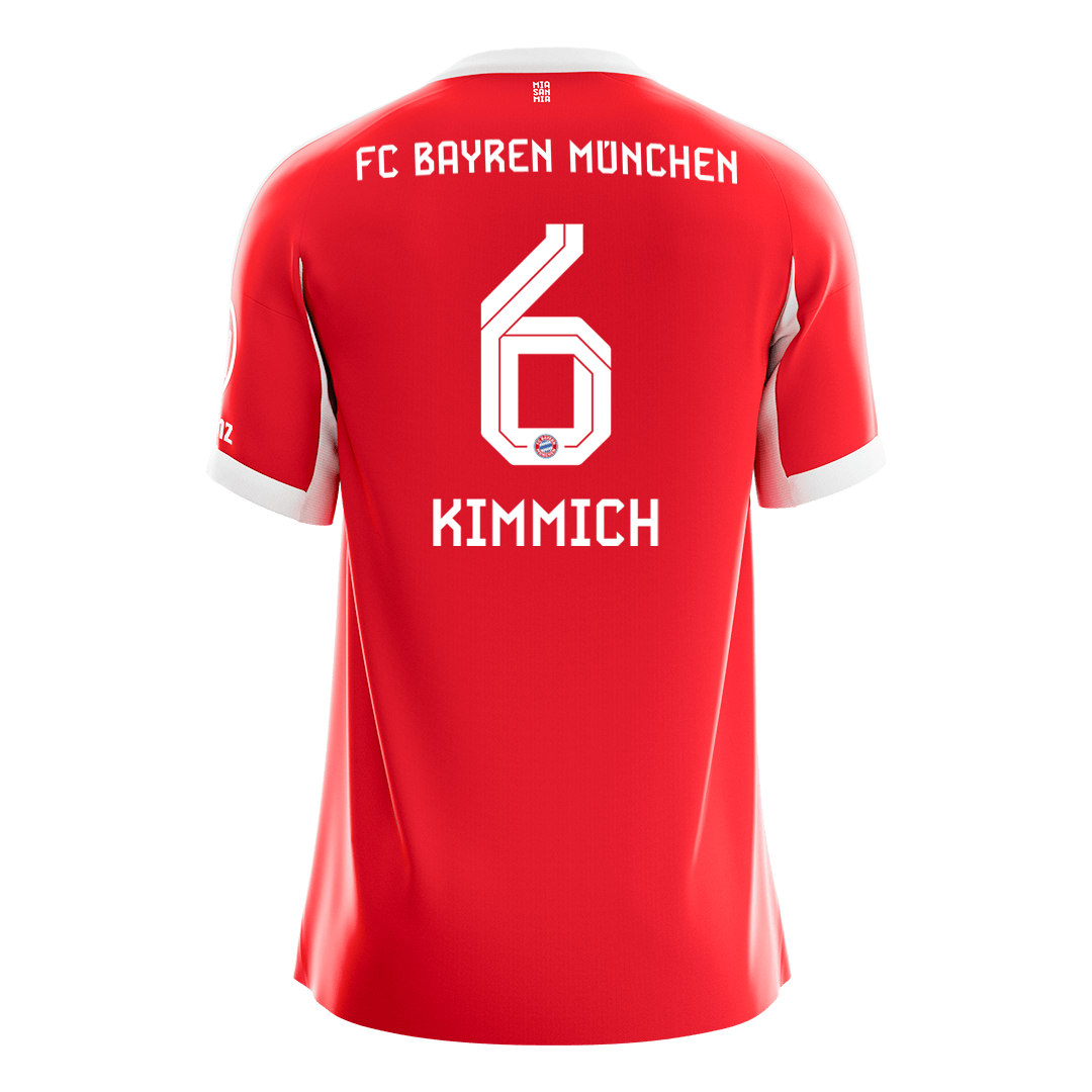 KIMMICH #6 Men's Bayern Munich 2025/26 Home Soccer Jersey Premium product view 10