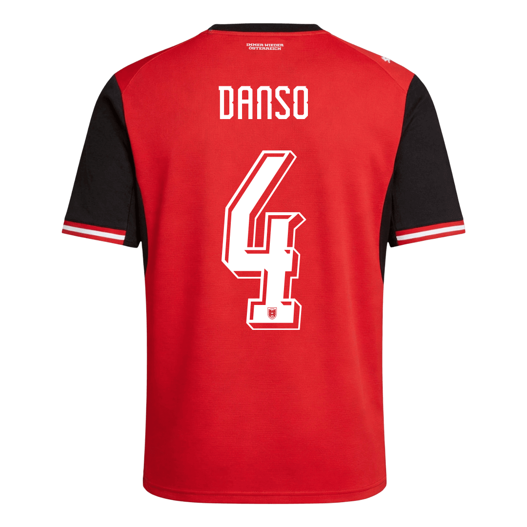 DANSO #4 Men's Austria World Cup 2026 Home Soccer Jersey product view 9