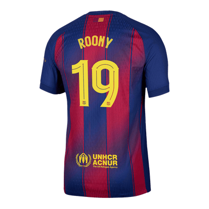 ROONY #19 Men's Barcelona UCL 2025/26 Player Version Home Soccer Jersey - Slim Fit product view 13
