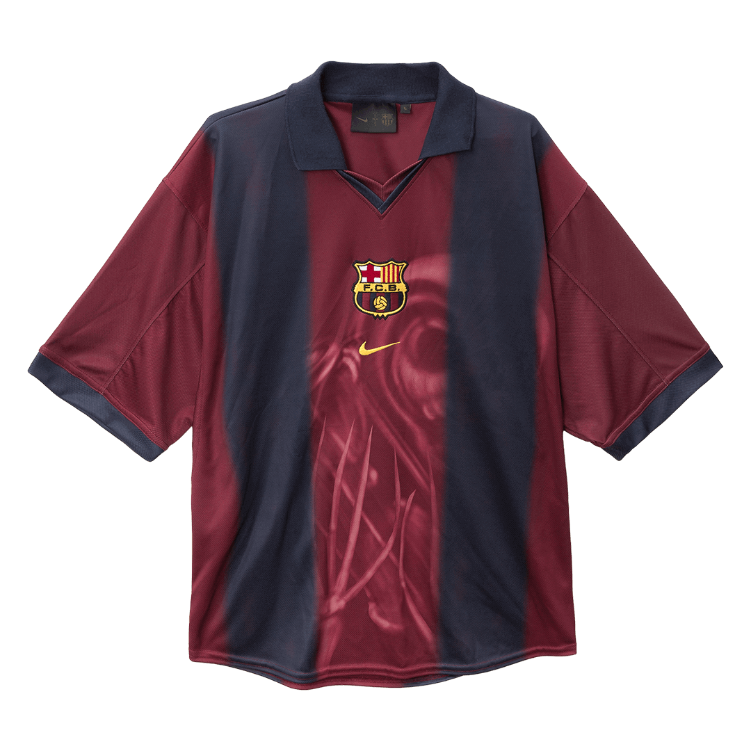 Retro Men's Barcelona 2000/01 Home Soccer Jersey product view 1