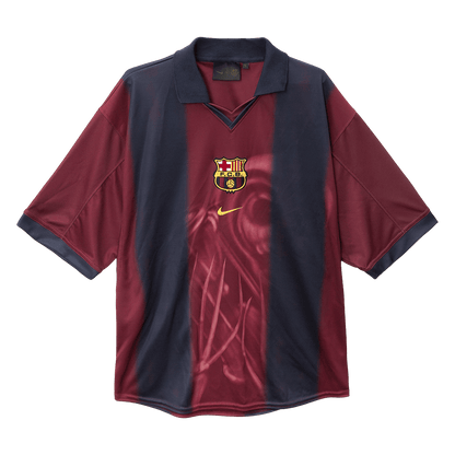 Retro Men's Barcelona 2000/01 Home Soccer Jersey product view 1