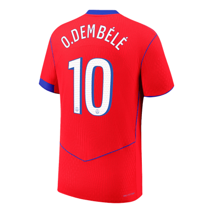 O.DEMBÉLÉ #10 Men's PSG 2025/26 Player Version Third Away Soccer Jersey - Slim Fit