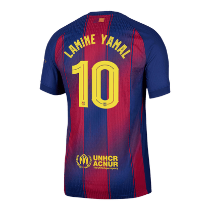 LAMINE YAMAL #10 Men's Barcelona UCL 2025/26 Player Version Home Soccer Jersey - Slim Fit product view 13
