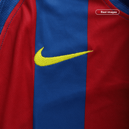 Retro Men's Barcelona UCL 2005/06 Home Soccer Jersey product view 3