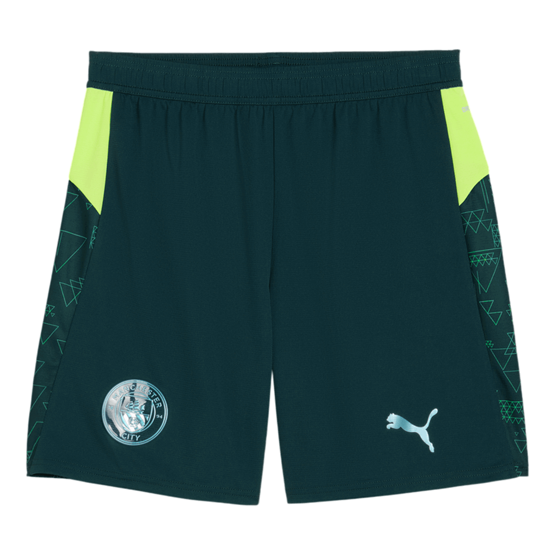 Men's Manchester City 2025/26 Fourth Away Soccer Shorts product view 1