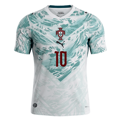 BERNARDO #10 Men's Portugal World Cup 2026 Away Soccer Jersey product view 2