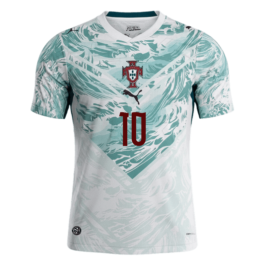 BERNARDO #10 Men's Portugal World Cup 2026 Away Soccer Jersey product view 2