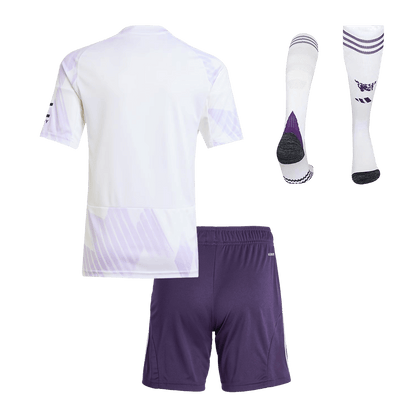 Kid's Manchester United 2025/26 Away Soccer Jersey Full Kit