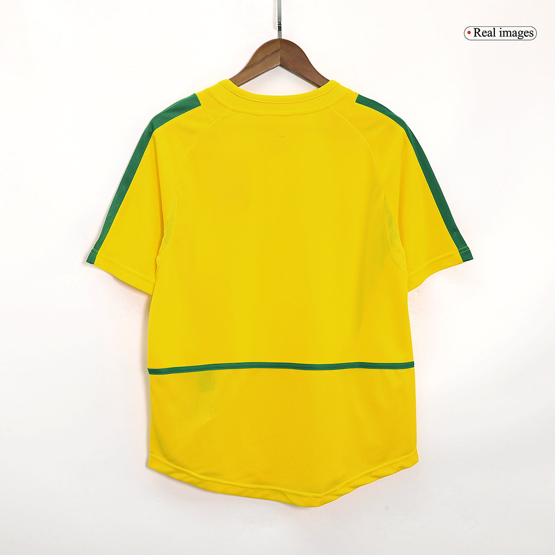 Retro Men's Brazil 2002/03 Home Soccer Jersey product view 8