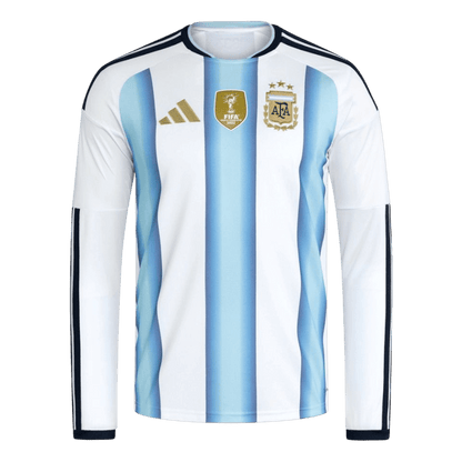 Men's Argentina World Cup 2026 Home Long Sleeve Soccer Jersey product view 1