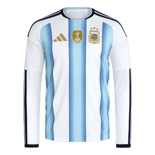 Men's Argentina World Cup 2026 Home Long Sleeve Soccer Jersey product view 1