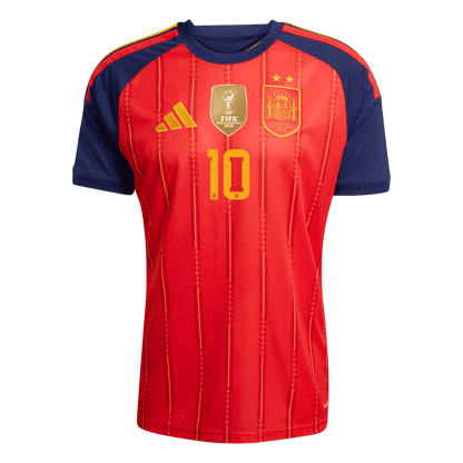 OLMO #10 Men's Spain World Cup 2026 Champion Edition Home Soccer Jersey product view 6