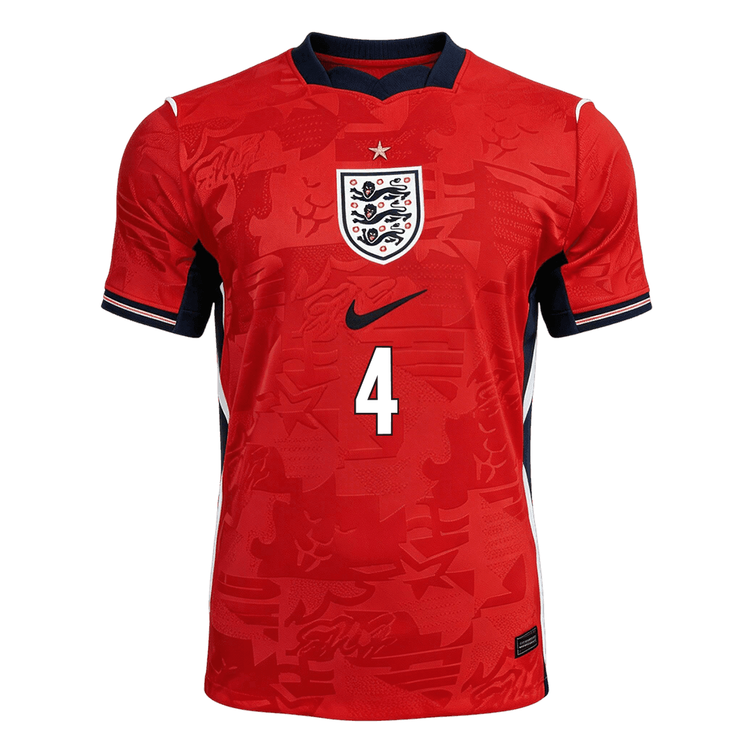 RICE #4 Men's England World Cup 2026 Away Soccer Jersey product view 7