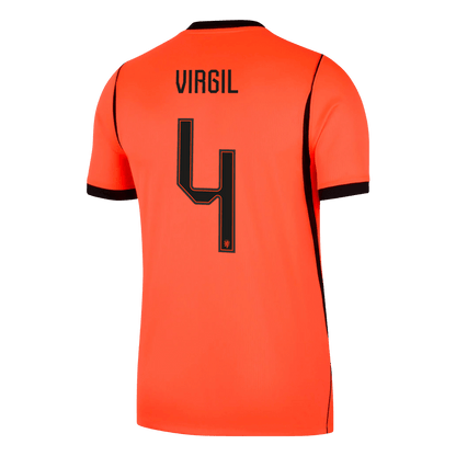 VIRGIL #4 Men's Netherlands World Cup 2026 Home Soccer Jersey product view 9