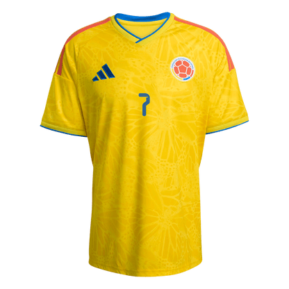 LUIS DíAZ #7 Men's Colombia World Cup 2026 Home Soccer Jersey product view 10