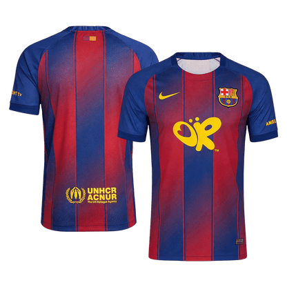 Men's Barcelona 2025/26 Home Soccer Jersey product view 2
