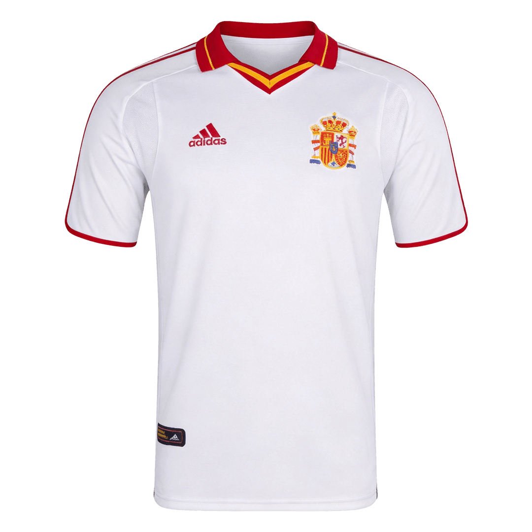 Retro Men's Spain 2000 Away Soccer Jersey product view 1