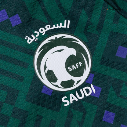 Men's Saudi Arabia World Cup 2026 Player Version Home Soccer Jersey - Slim Fit product view 7