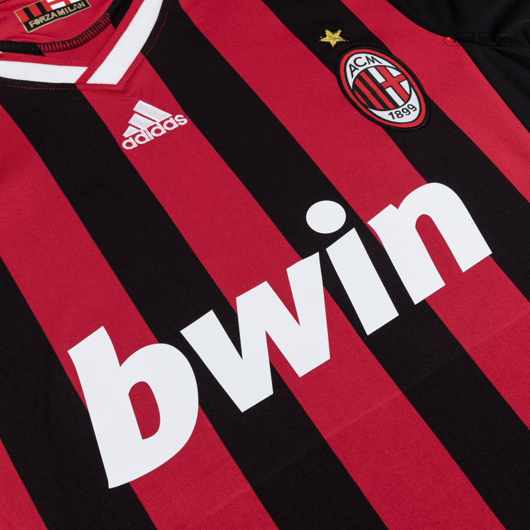 Retro Men's AC Milan 2009/10 Home Soccer Jersey product view 6