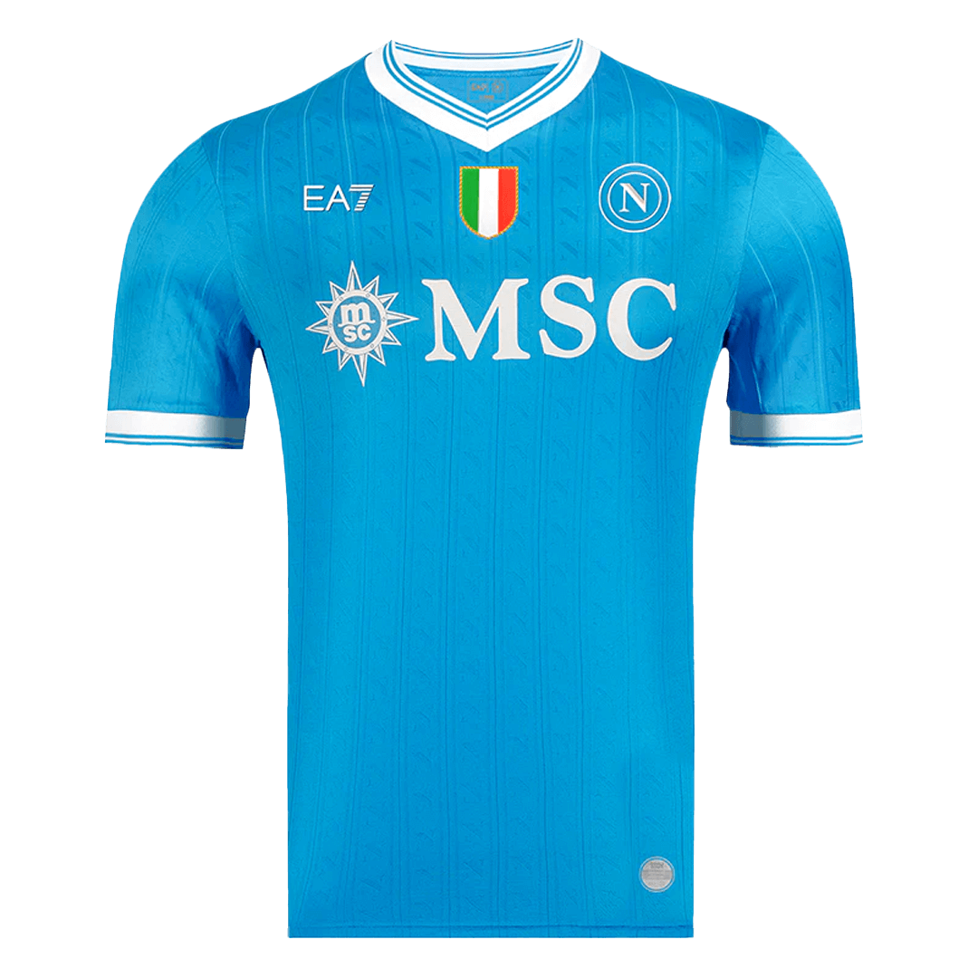 Men's Napoli 2025/26 Player Version Home Soccer Jersey - Slim Fit product view 1