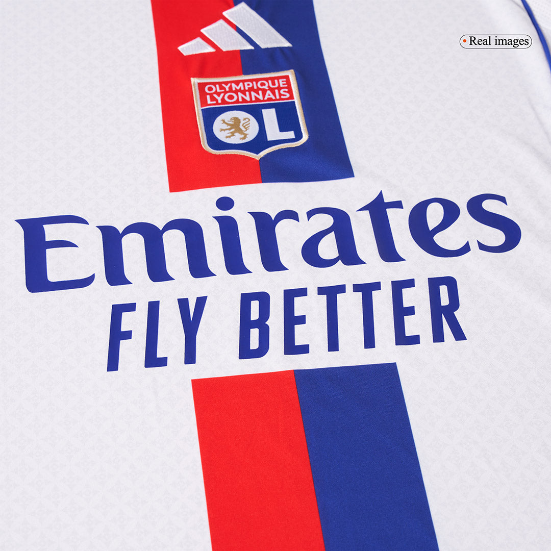 Men's Olympique Lyonnais 2025/26 Home Soccer Jersey product view 5