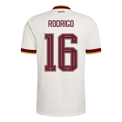 RODRIGO #16 Men's Spain World Cup 2026 Player Version Away Soccer Jersey - Slim Fit product view 10