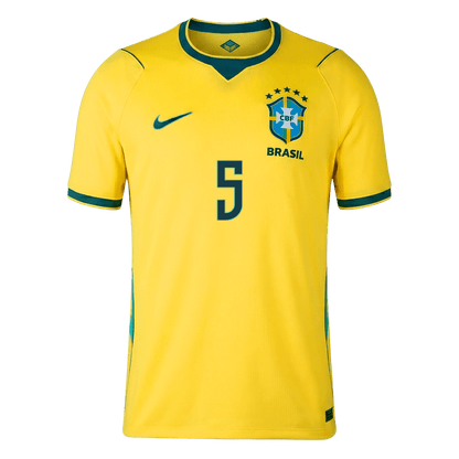 CASEMIRO #5 Men's Brazil World Cup 2026 Home Soccer Jersey Premium product view 6