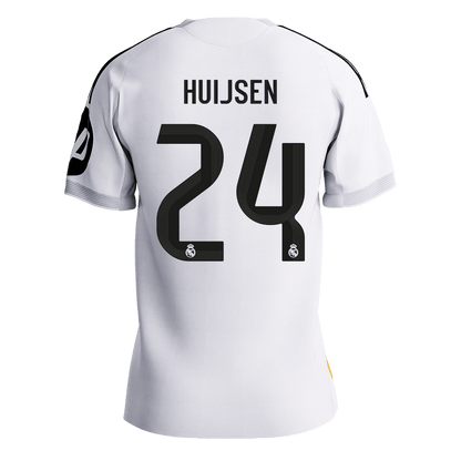HUIJSEN #24 Men's Real Madrid 2025/26 Player Version Home Soccer Jersey - Slim Fit Premium product view 9