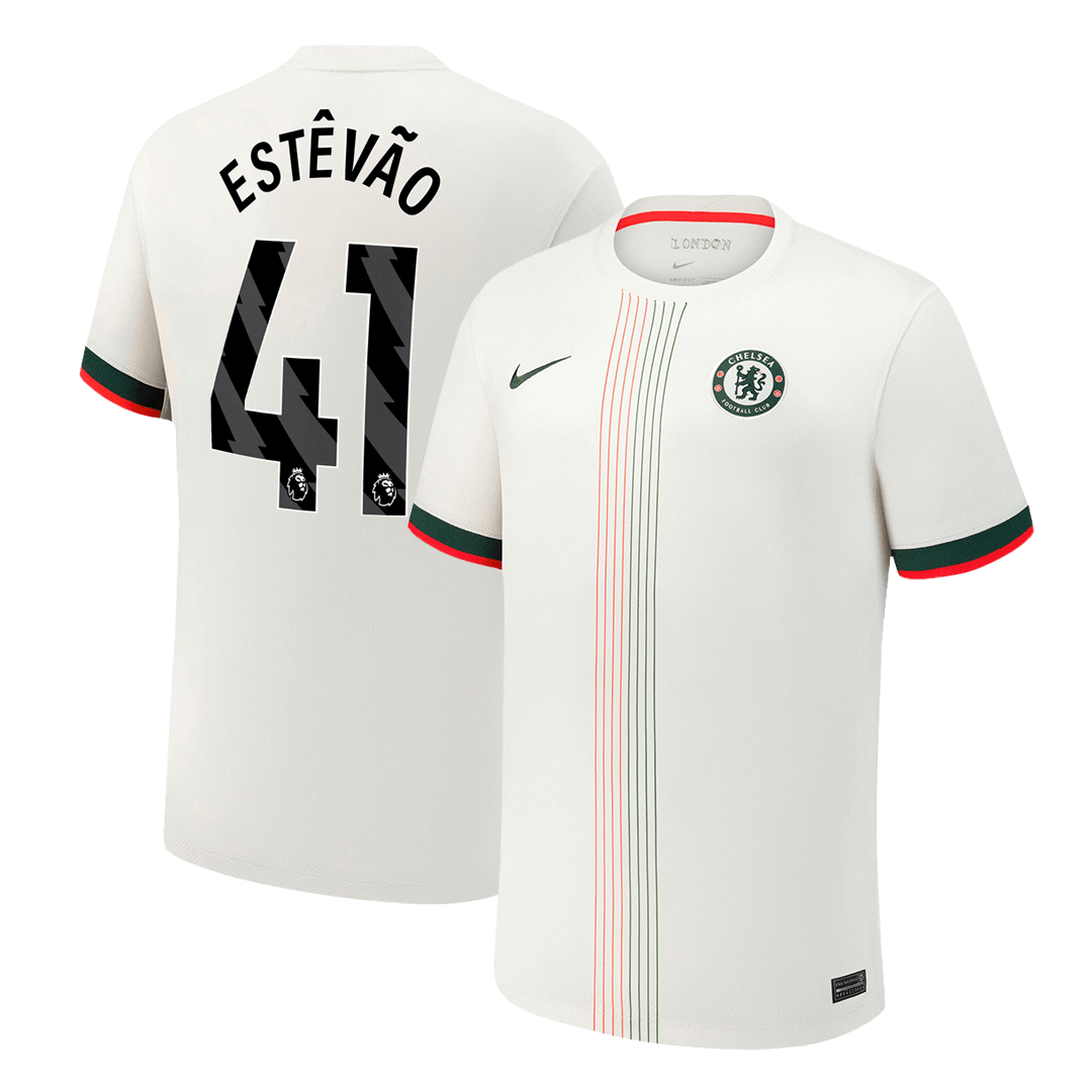 ESTÊVÃO #41 Men's Chelsea 2025/26 Away Soccer Jersey product view 1